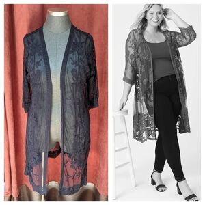 ➕Embroidered Mesh Overpiece➕